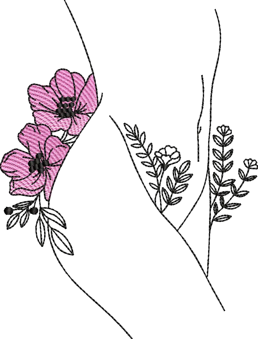 1 MULHER COM FLORES CONTORNO CUTLINE BORDADOS TEL-79996635063 (6).webp