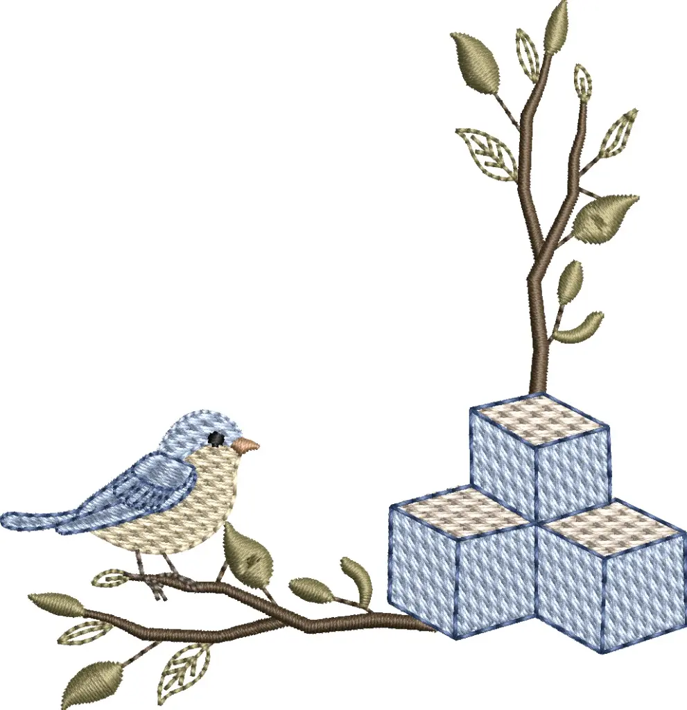 Canto Ninho azul BorDi Bordado Digital - 79998606832.webp