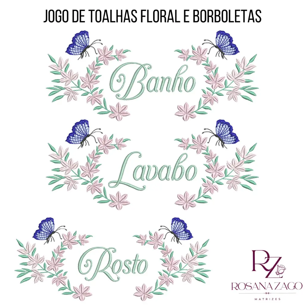 JOGO DE TOALHAS FLORAL E BORBOLETAS (1).webp
