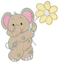 [ANIMAIS]Elefante florzinha