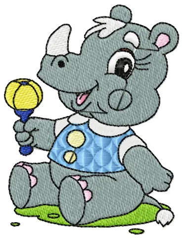 [ANIMAIS]Rinoceronte fofinho