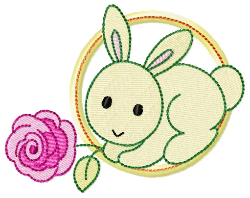 [ANIMAIS]Coelho moldura
