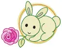 [ANIMAIS]Coelho moldura