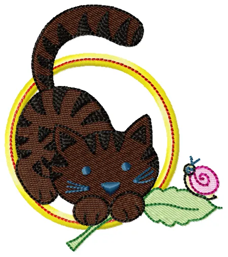[ANIMAIS]Gato moldura