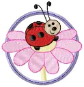 [ANIMAIS]Joaninha moldura