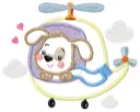 [APLIQUE] Aplique Cachorrinho Piloto