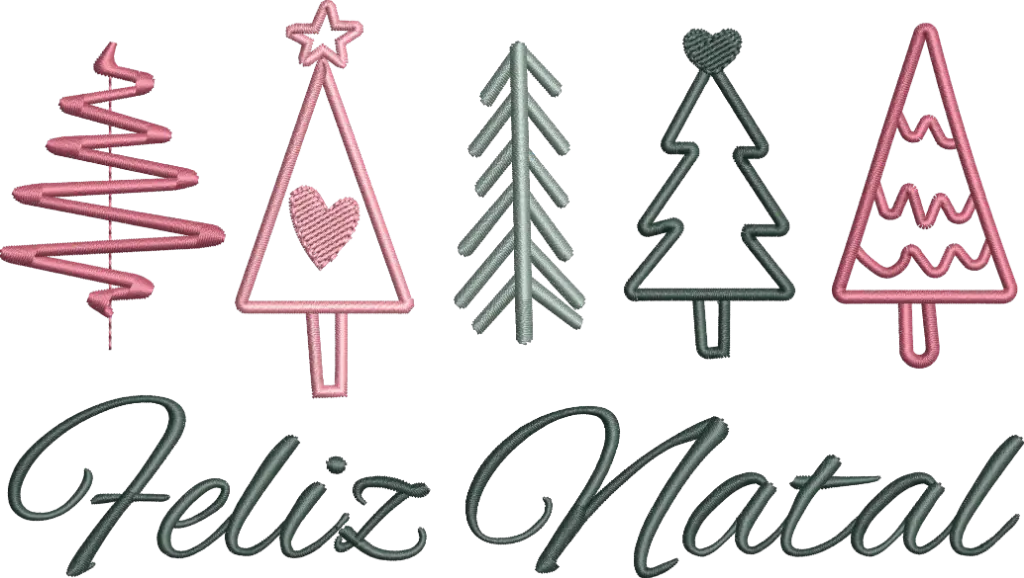 Feliz Natal Bordado 