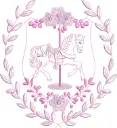 Moldura Cavalinho Menina