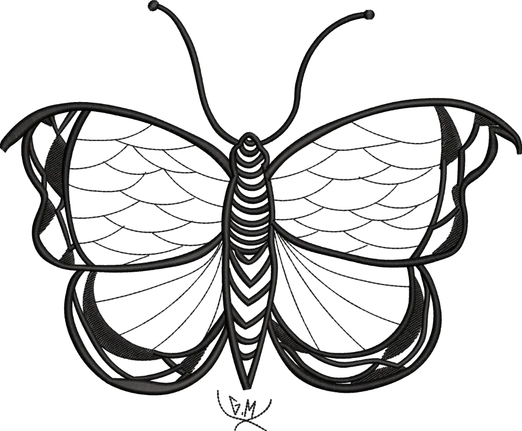 Ícone Borboleta Silhoueta