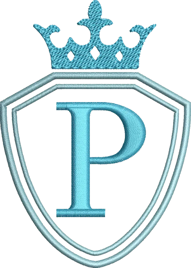 Brasão Coroado Azul