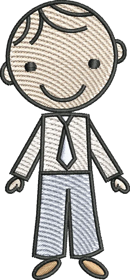 Boneco Terno Branco