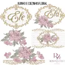 COZINHA E BANHO FLORAL