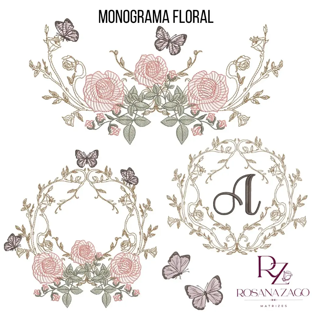 MONOGRAMA FLORAL