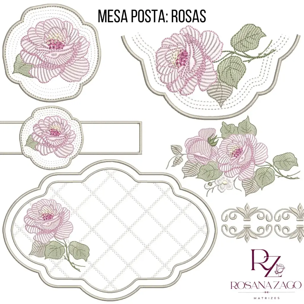 MESA POSTA: ROSAS