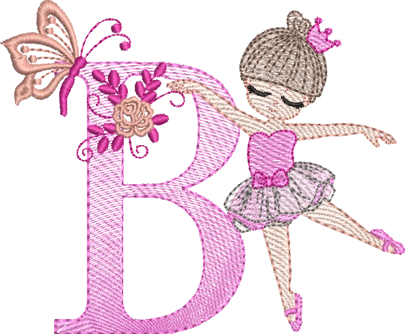 Alfabeto Bailarina B