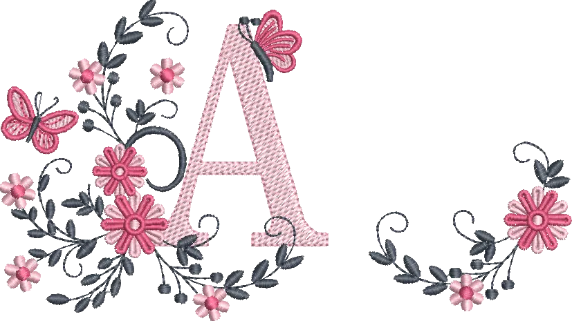 [COLEÇÃO] Alfabeto Floral