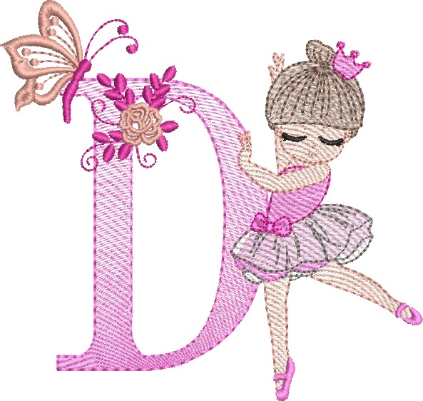 Alfabeto Bailarina D