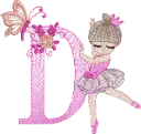 Alfabeto Bailarina D