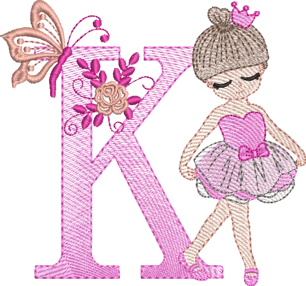 Alfabeto Bailarina K