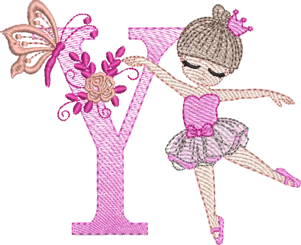 Alfabeto Bailarina Y
