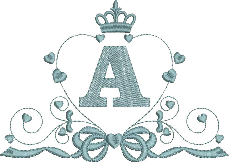[COLEÇÃO] Alfabeto Monograma Elegante