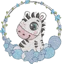 Safari Zebra Menino