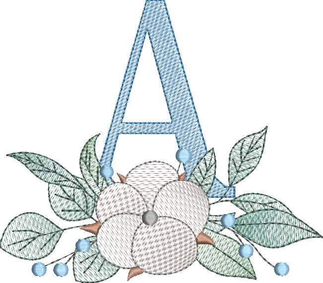 [COLEÇÃO] Alfabeto com Flor