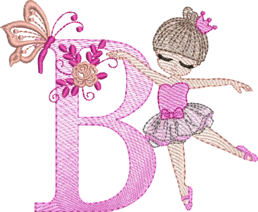 [MT-C003-2] Alfabeto Bailarina B