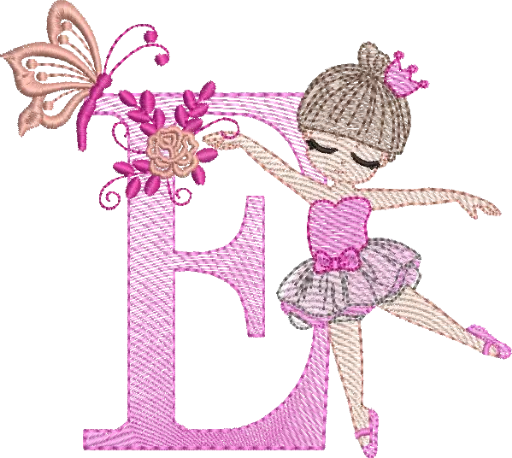 [MT-C003-5] Alfabeto Bailarina E