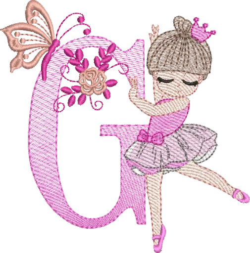 [MT-C003-7] Alfabeto Bailarina G