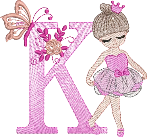 [MT-C003-11] Alfabeto Bailarina K
