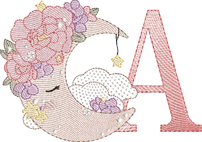 [COLEÇÃO]Alfabeto Baby Lua