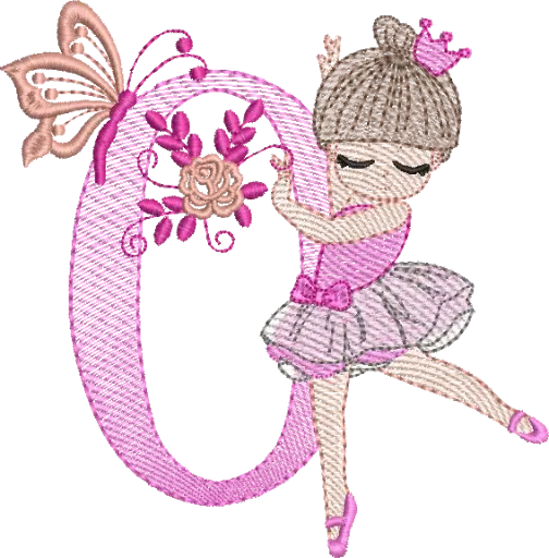 [MT-C003-15] Alfabeto Bailarina O
