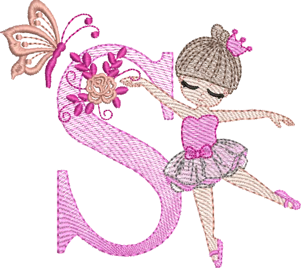 Alfabeto Bailarina S