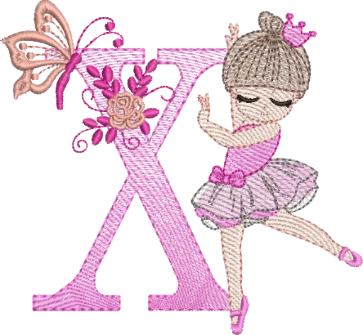 [MT-C003-25] Alfabeto Bailarina X