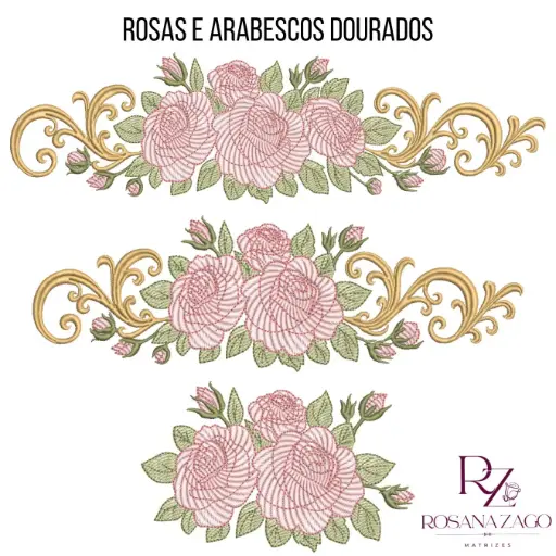 ROSAS e ARABESCOS
