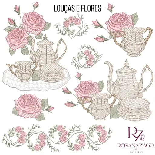 LOUÇAS e FLORES