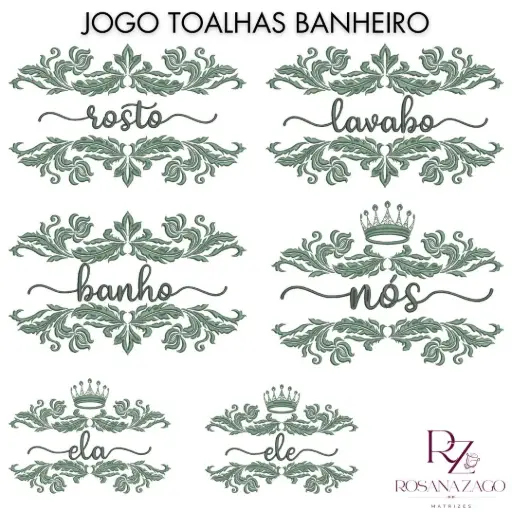 JOGO TOALHAS BANHEIRO