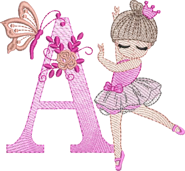 [MT-C003-1] Alfabeto Bailarina A