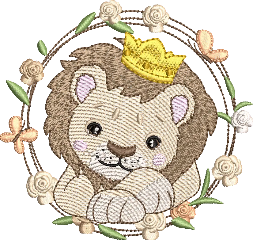 [MT-C045-39] Mesversário Leão Moldura 2