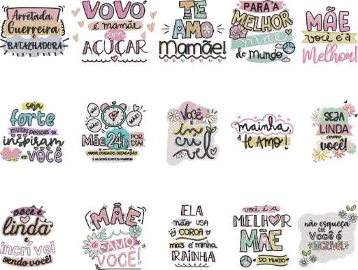 [MT-C026-16] [COLEÇÃO] Frases para mãe 