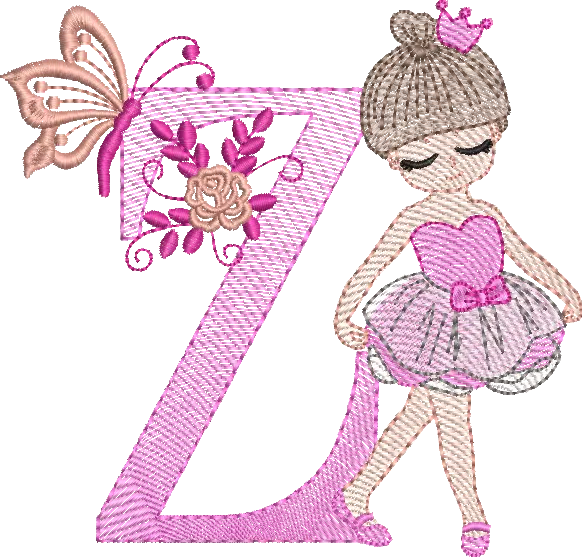 Alfabeto Bailarina Z 