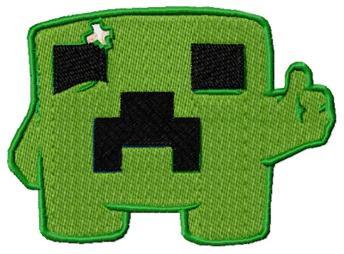 [Minecraft]Creeper machucado 