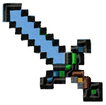 [MT-G528] [Minecraft]Espada de Diamante 2
