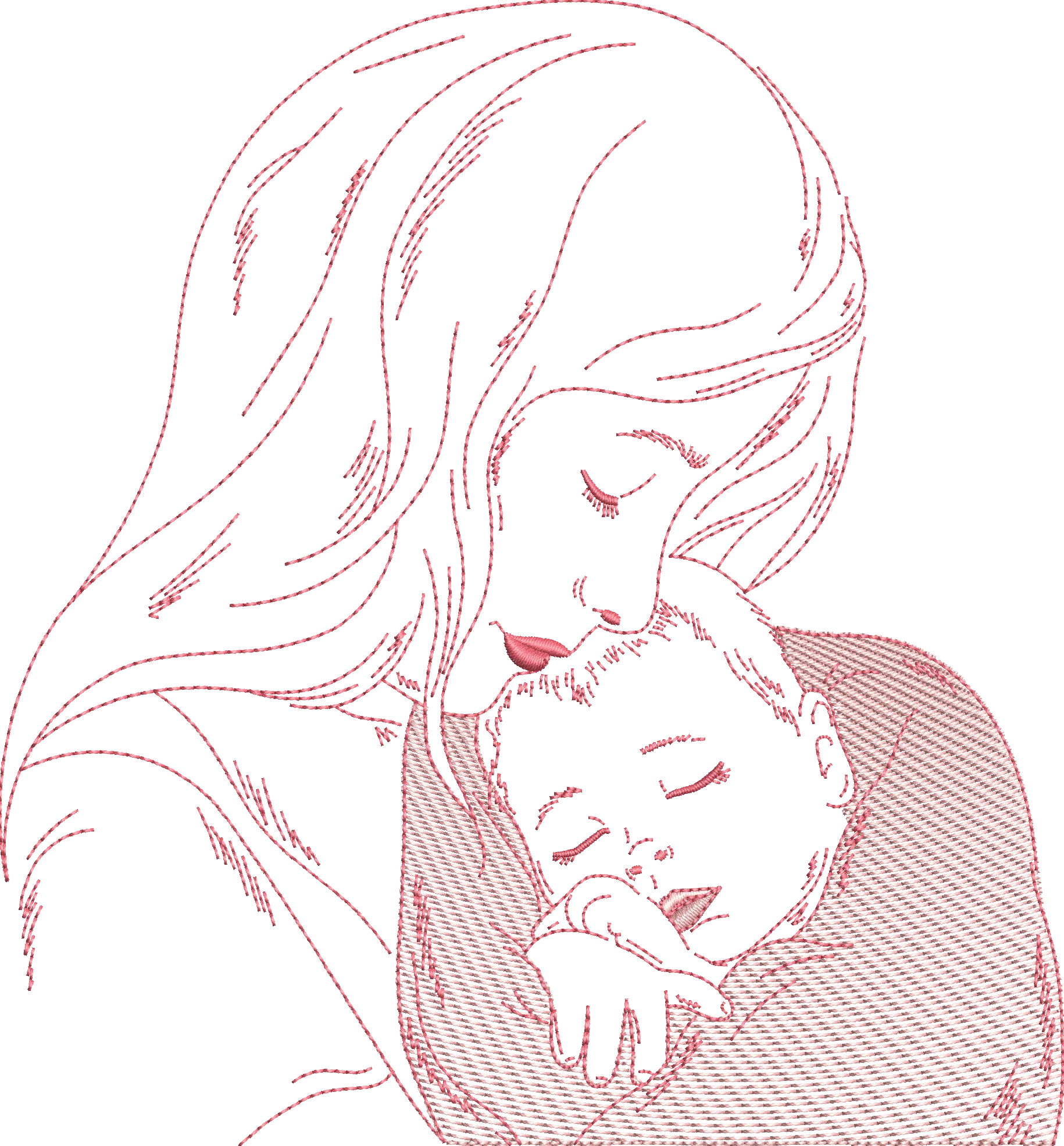 [MT-C128-1] Mãe e Bebê CUTLINE