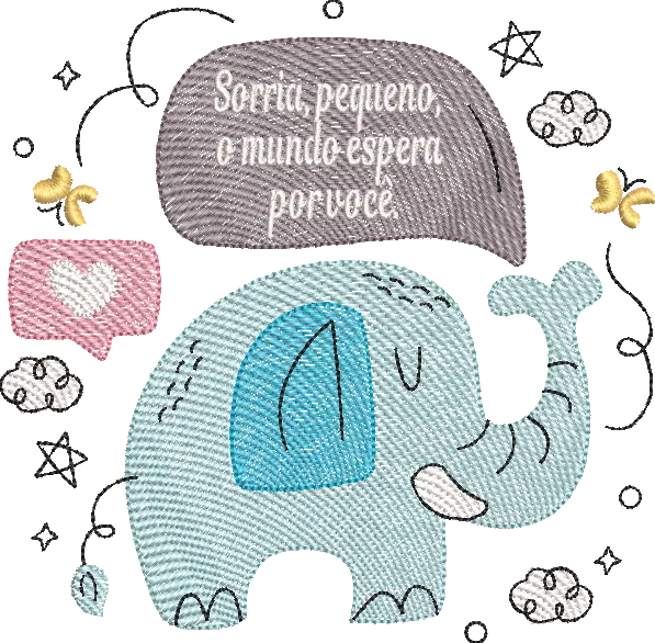 [MT-C131-1] Castelo Infantil Elefante
