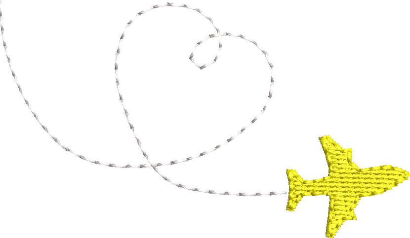 Decoração Amor Avião