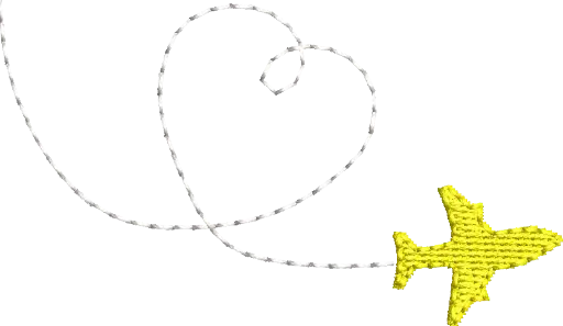 [MT-A013] Decoração Amor Avião
