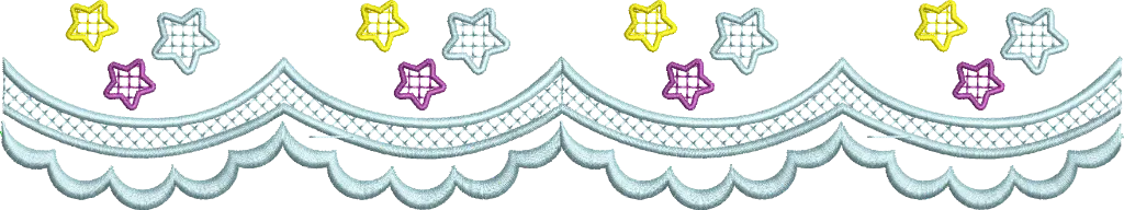 Barrinha Estrelas Pastel