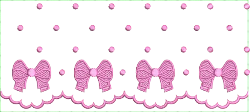 [MT-A050] Barrinha Laços Rosa